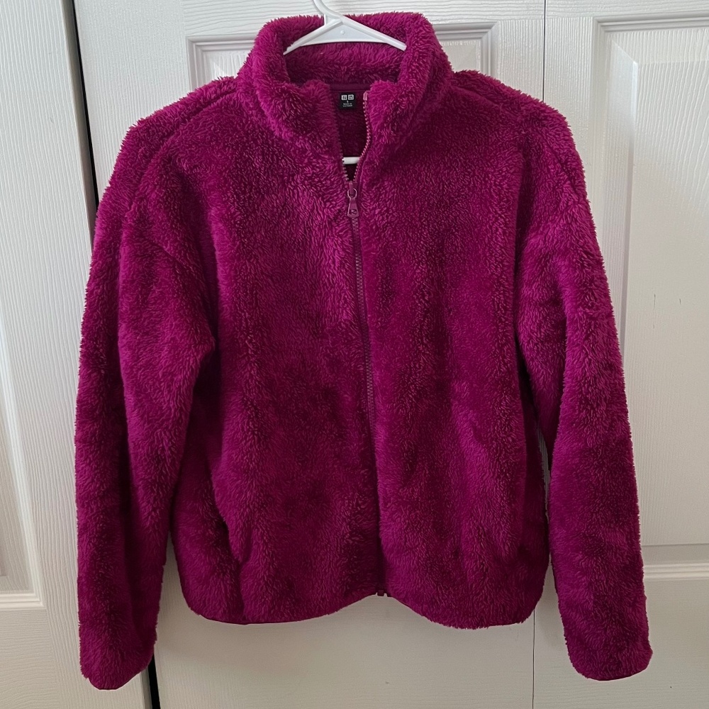 Uniqlo Faerie Fleece Full-Zip Jacket (Relaxed, Long Sleeve) Japanese M size